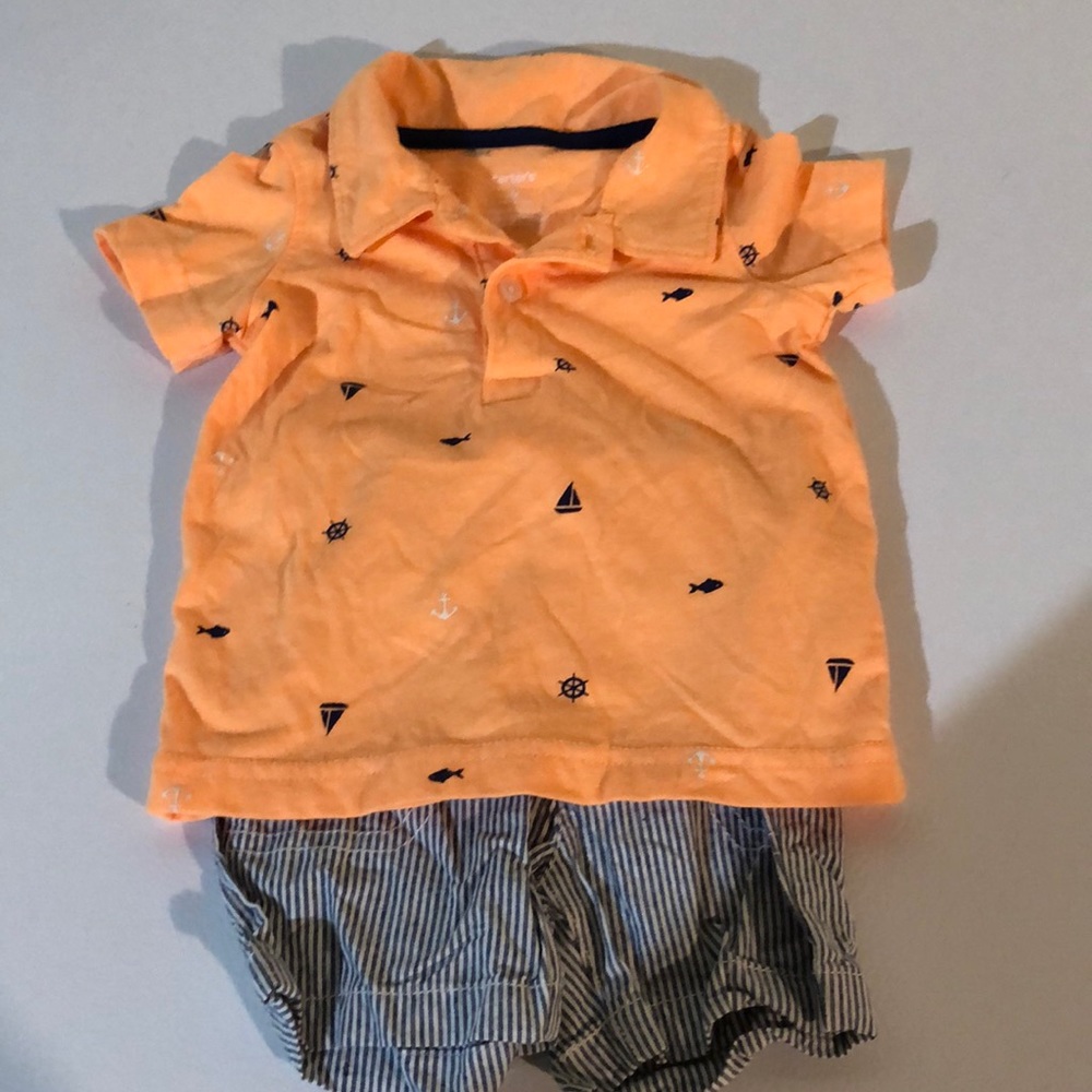 Carter’s summer outfit. Size 9months